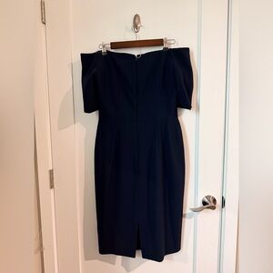 Calvin Klein Strapless Navy Dress